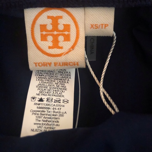 Tory Burch Navy Lace-Up Tank One Piece Swimsuit XS - Picture 8 of 11